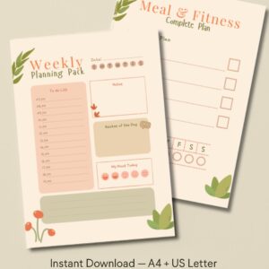Weekly Planning Pack